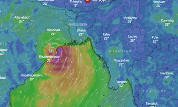 রংপুর বিভাগে মধ্যরাতে আঘাত হানবে ফণী